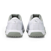 Puma Men’s Drive Fusion Tech MD Spiked Golf Shoes - White/Black